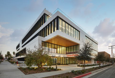 Laserfiche's global headquarters in Long Beach, California. (Photo: Business Wire)