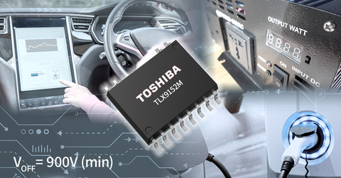 Toshiba：適用於400V汽車電池系統的汽車光繼電器——TLX9152M。（圖片：美國商業資訊）