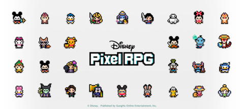 Disney Pixel RPG Key Visual (Image: GungHo Online Entertainment, Inc.)