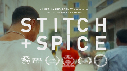 Stitch + Spice, a short film by Luke Jaque-Rodney, one of PUMA's Voices of a RE:GENERATION has been officially selected for Documentary Short at the 6th Big Syn International Film Festival in London. (Graphic: Business Wire)