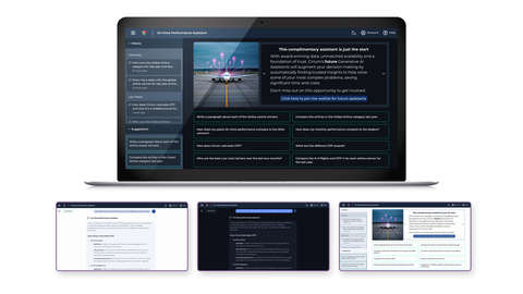 Cirium的全新On-Time Performance Awards AI助手（照片：美国商业资讯）