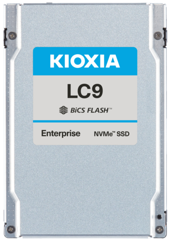 適用于AI應用的大容量KIOXIA LC9系列122.88 TB NVMe固態硬碟

