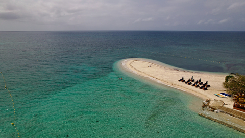 The beach awaits at Corona Island