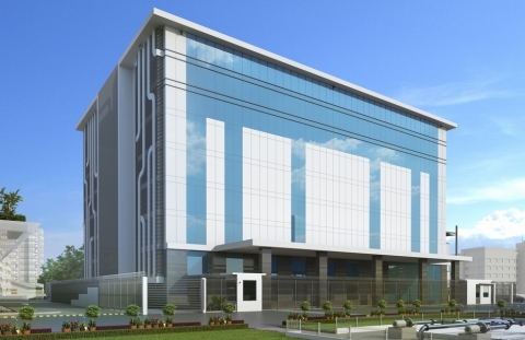 NTT Communications Mumbai 5 data center. (Graphic: Business Wire)